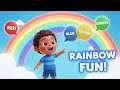 Rainbow Jump, Jump, Jump! | Color Learning Song for Kids |Fun Action Rhyme for Toddlers