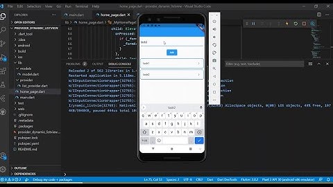 How to Create a Dynamic List | Flutter | Dart