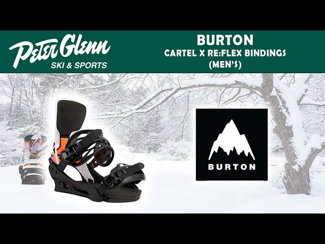 けん　BURTON Cartel Re:Flex M Burton Cartel ビンディング Re:Flex Mサイズ
