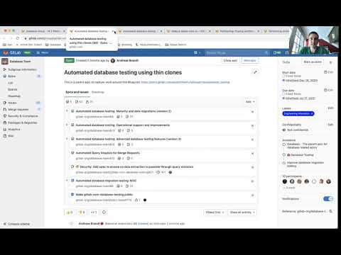 GitLab 14.2 Kickoff - Enablement:Database