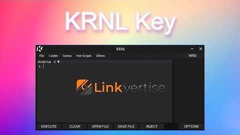 How to get a krnl key (linkvertise)
