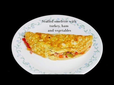 stuffed-omelette-with-ham,-turkey-and-vegetables.