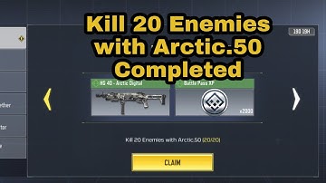 Kill 20 Enemies with Arctic.50 | SEASONAL  Frenzy Killer COD MOBILE