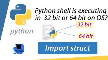 Python Program to Check for 32 bit or 64 bit | Python Programming