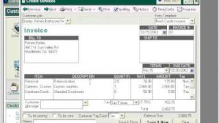 3.1-2 Invoicing from an Estimate