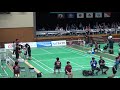 2019年IH バドミントン 男子 ダブルス 決勝 中島巧・杉本一樹 （瓊浦 長崎） VS 河村翼・川本拓真 （埼玉栄 埼玉）