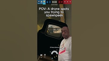 When you try to Spawn peek in Rainbow 6 Siege! #r6 #r6siege #funny #meme