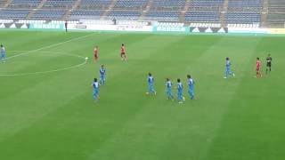 20161022 ブラウブリッツ秋田・前山恭平、先制ゴール