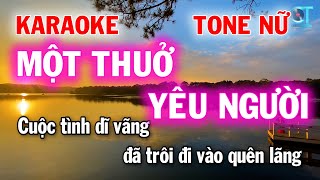 karaoke một thuở yêu người tone nữ rumba - nhạc hoa lời việt - làng hoa