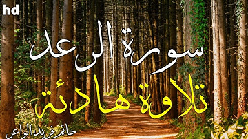 سورة الرعد🎧😮تلاوة هادئة💙 تريح الأعصاب 💙الشيخ حاتم فريد الواعر.