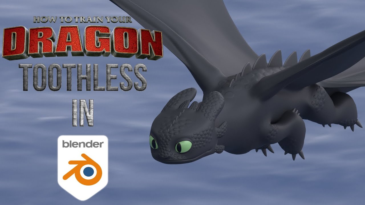 [Blender] Test Drive Animation Toothless from 