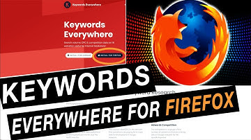 KEYWORDS EVERYWHERE FIREFOX EXTENSION | keywords everywhere is now a paid tool 2020