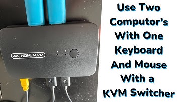 Use One Keyboard & Mouse With Two Computor
