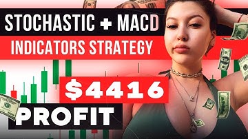 Stochastic + MACD indicators strategy | +4000$ profit