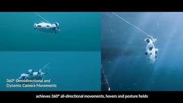 Advanced 4K VR Underwater Drone with Robotic Arm