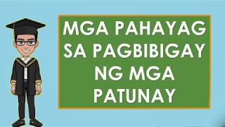 Mga Pahayag sa Pagbibigay ng Mga Patunay by Sir Juan Malaya