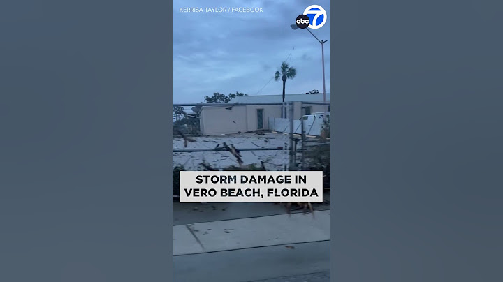 Hurricane Milton causes severe storm damage at Vero Beach, Fla.