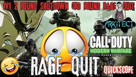 MWR - Best Quick Scope Match EVER RECORDED!!! (Modern Warfare Remastered)