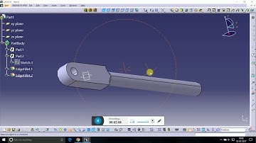 Beam engine-26- CATIA V5 R20 | Part design | Surfacing | Assembly |Rendering | KEY SHOT |Body in set