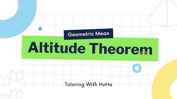 Geometric Mean Altitude Theorem