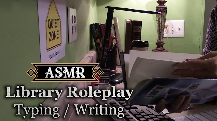 ASMR Library Roleplay / Typing / Writing / Whispering / Lo-fi