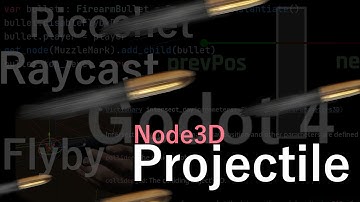 Raycast Projectile 3D Bullet Tutorial | FPS Attempt 9 | Godot Engine 4