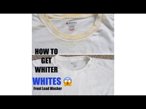 How To Whiten Your Clothes | Front Loader Washing Machine | Remove ...