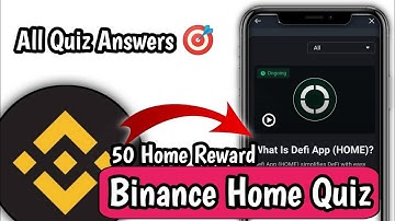 Binance Home Learn & Earn Quiz Answers||Binance New learn & Earn||Learn & Earn Quiz today