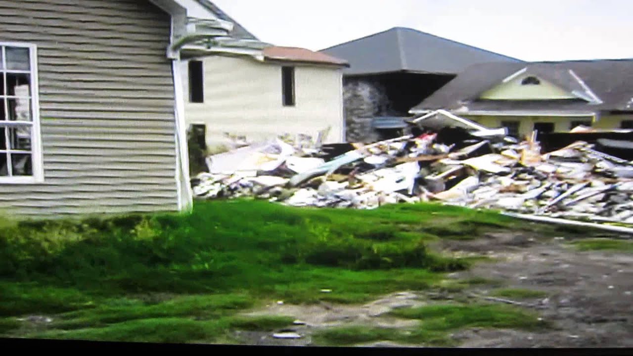 Houses from Delambert Street, Chalmette, LA, 11 months after Katrina