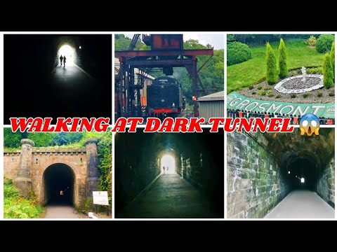 North Yorkshire Moors Railway at Grosmont / Walking in Dark Tunnel - part 2 #beapick #vlogger