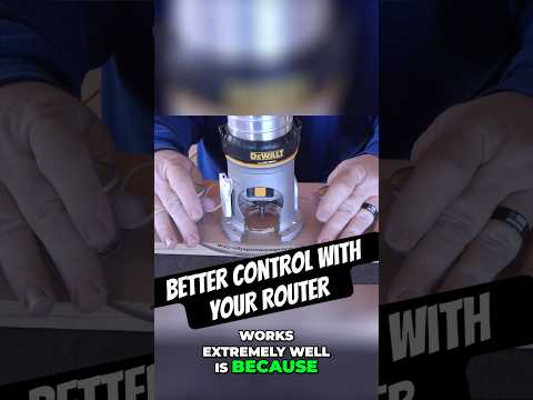 Router Control Secrets: Hands On Baseplate For Ultimate Precision. #router #routertips #woodsigns