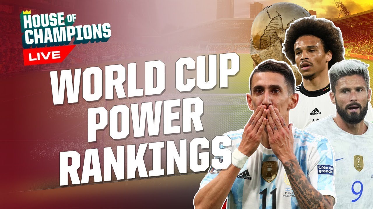 The favorites to WIN in Qatar 2022 World Cup Power Rankings