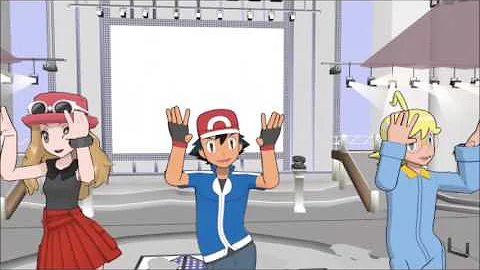 Pokemon ORAS and XY caramelldansen English MMD