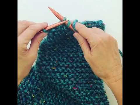 تريكو تقفيل السطر نهاية شغل التريكو