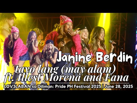 JANINE BERDIN - tayo lang (may alam) ft. Illest Morena and Fana | 𝐋𝐈𝐕𝐄 @ 𝐋𝐎𝐕𝟑𝐋𝐀𝐁𝐀𝐍 𝐬𝐚 𝐃𝐢𝐥𝐢𝐦𝐚𝐧