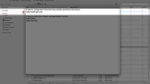 13. Why certain files are ignored and how to add your own ignored files (a Drupal how-to)