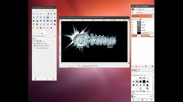 Gimp 2.8 - COOL ICE TEXT EFFECT