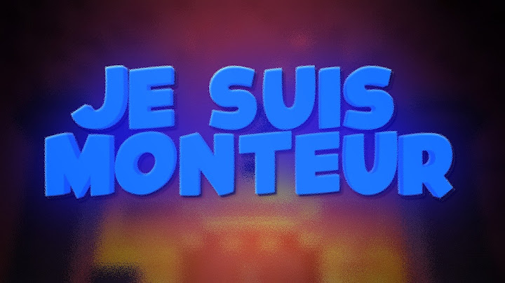 JE SUIS MONTEUR VIDEO !!! 📸