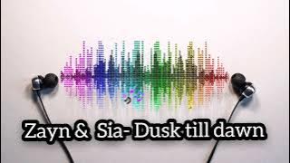 Zayn &  Sia- Dusk till Dawn NO COPYRIGHT‼️Royalty free music