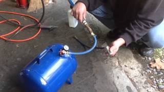 New way to fill air tank quick and easy