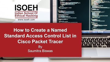 How to Create a Named Standard Access Control List in Cisco Packet Tracer