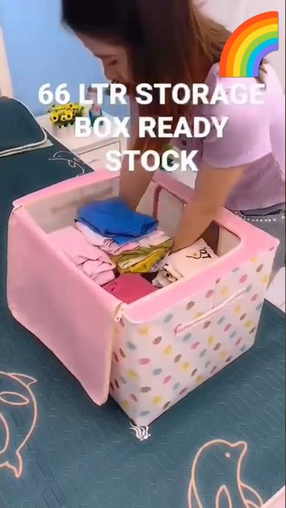 66 Litre Storage Box Random Color available. For order link 📌 in comment box