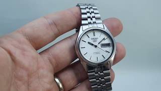 1981 Seiko 5 men's automatic vintage watch with box. Model reference 7009- 6001 - YouTube