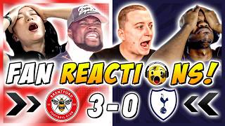 Spurs Fans FURIOUS 🤬 Reactions to Brentford 3-0 Tottenham | Premier League Fan Reactions