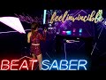 Beat Saber || Feel Invincible by Skillet (Expert) SS rank || Mixed Reality