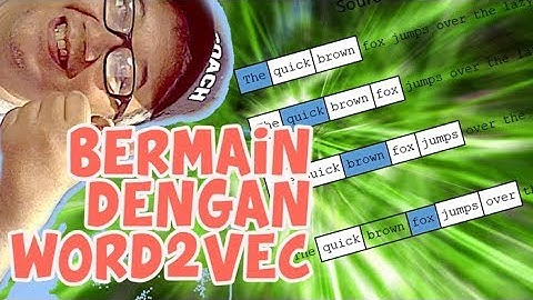 Bermain dengan Word2VEC [Unsupervised Learning Python pemula] - #INDOSOAI