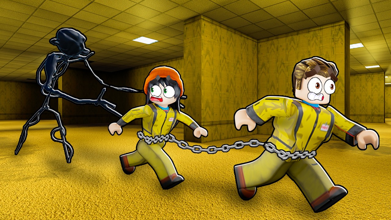 ROBLOX CHAINED BACKROOMS WITH ALEXA!