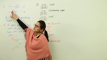 Best Free Online Lecture l Class 7th I Maths I ICSE I Angles And Parallel Lines I L112