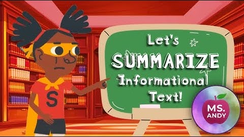 Summarizing Main Idea and Supporting Details in Informational Text| Grades 2-5 Reading Skills