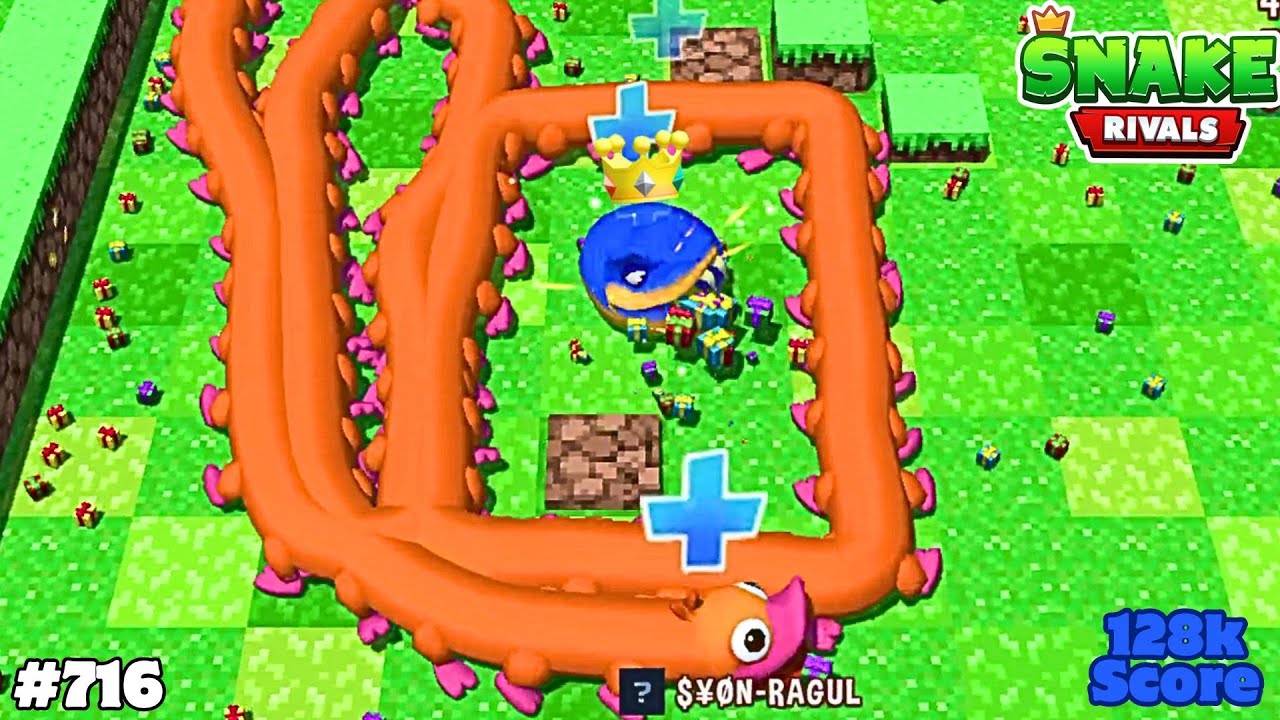 Snake Rivals || SNEK Snake - Snake Gameplay - 128k Score | The BeastGaming840